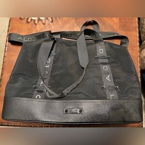 Aldo Black Duffel Bag for Men